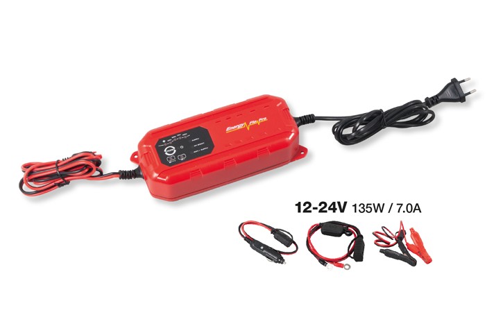 Chargeur de Batterie Automatique 12 / 24 Volts 7.0A