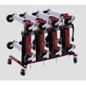 JEU DE 4 CHARIOTS DE DEPLACEMENT
