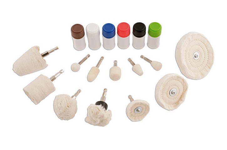 KIT DE POLISSAGE MINI - 12 PIECES + PATES