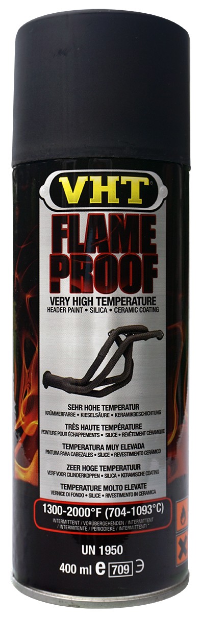 Peinture VHT Flameproof Noire Mat