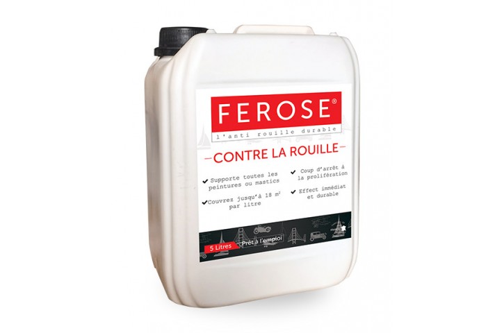 FEROSE - TRANSFORMATEUR DE ROUILLE 5 LITRES