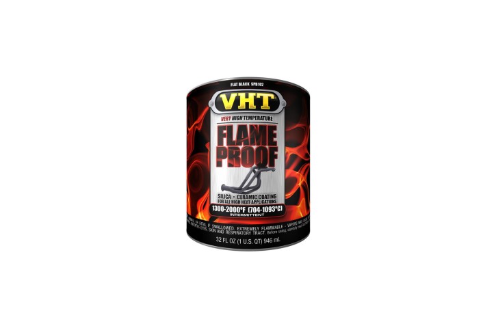 PEINTURE VHT FLAMEPROOF, TEMPERATURE EXTREME, NOIRE MAT - POT