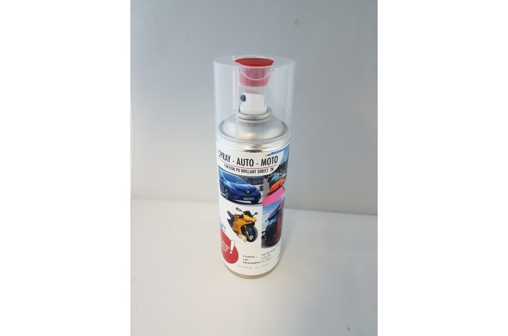 PEINTURE POLYURETHANE 2K AEROSOL BI COMPOSANT - NOIR SATINE