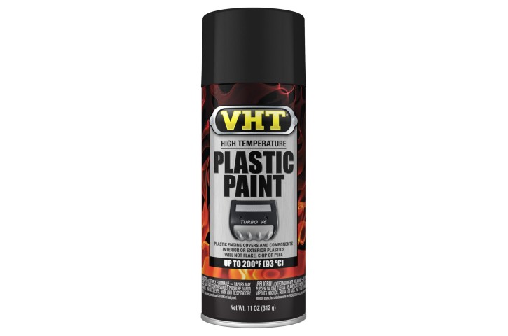 Peinture VHT HT Plastique - Noir Mat