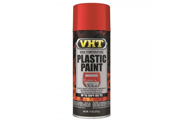 PEINTURE PLASTIQUE VHT - ROUGE