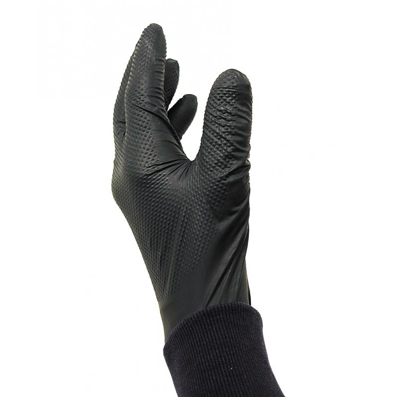 Gants atelier Grip jetable en nitrile