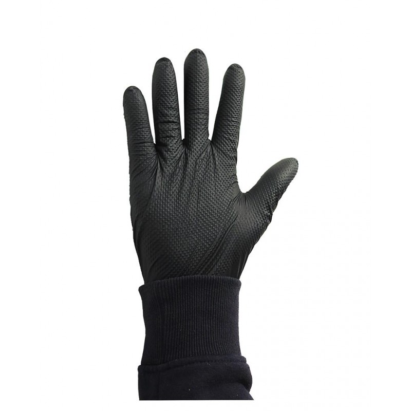 Gants atelier Grip jetable en nitrile