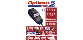 CHARGEUR de batterie OPTIMATE 5 Voltmatic 6/12V 100% Automatique 