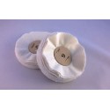 DISQUE TRES DOUX EN FLANELLE BLANCHE 110