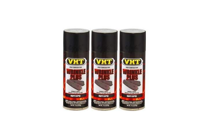 PEINTURE VHT VERMICULEE NOIRE, CARTON DE 6