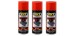 PEINTURE VHT VERMICULEE ROUGE, CARTON DE 6